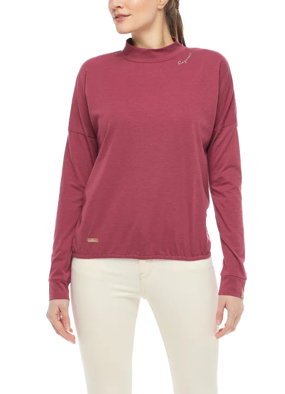 Ragwear Langarmshirt Sonela raspberry