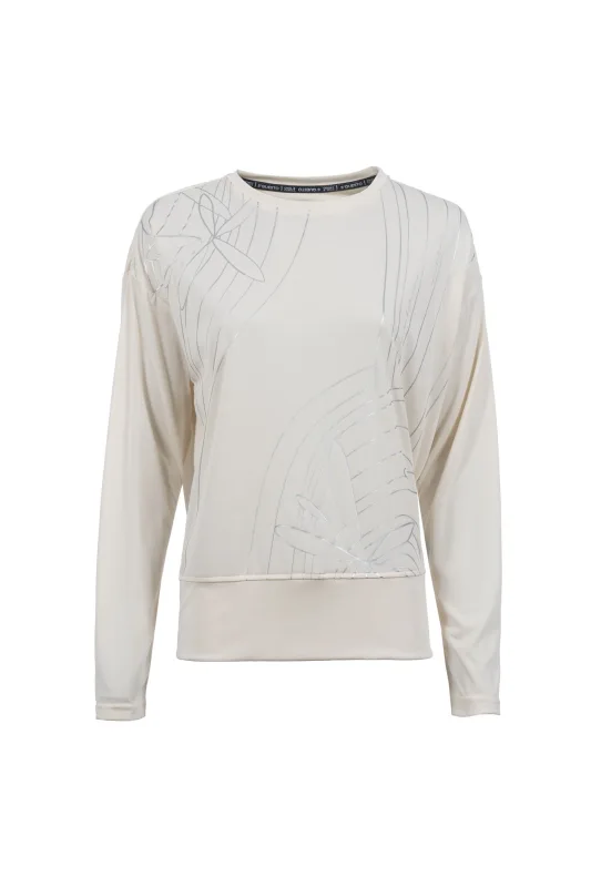 Soquesto Langarmshirt OnaSOQ light beige