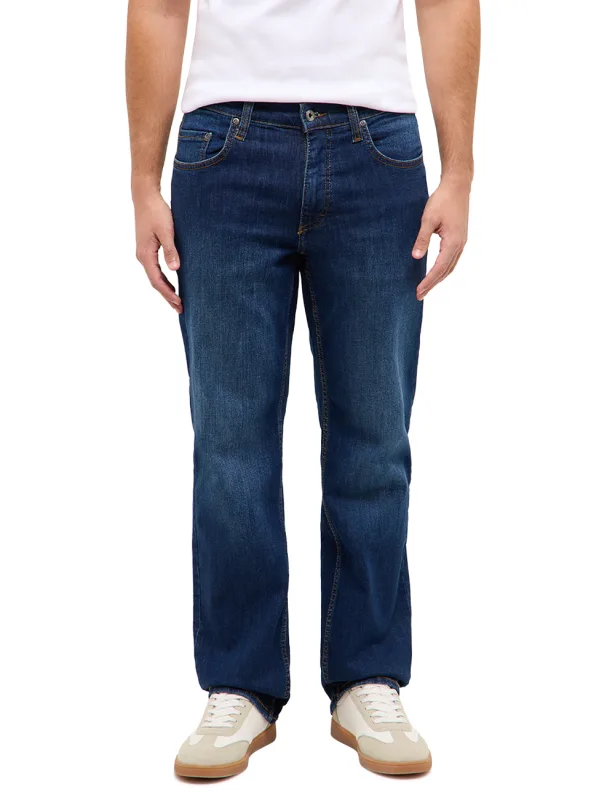 Mustang Jeans Big Sur Straight blue denim base extra lang