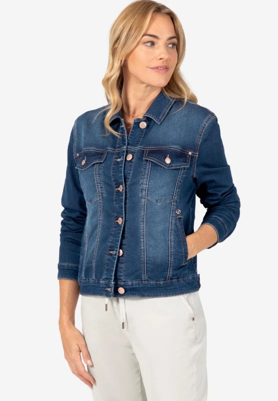 Timezone Damen Jeansjacke brisk blue wash