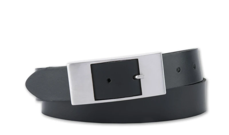 Bernd Götz 3,5cm Damen Softledergürtel schwarz