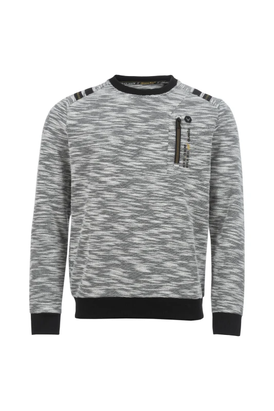 Questo Sweatshirt HenryQU black melange