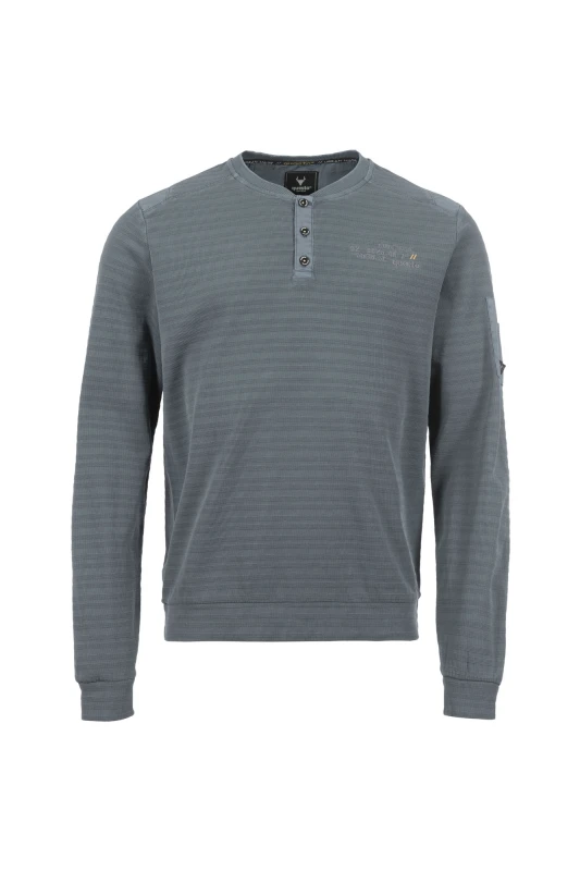 Questo Langarmshirt HozanQU light petrol