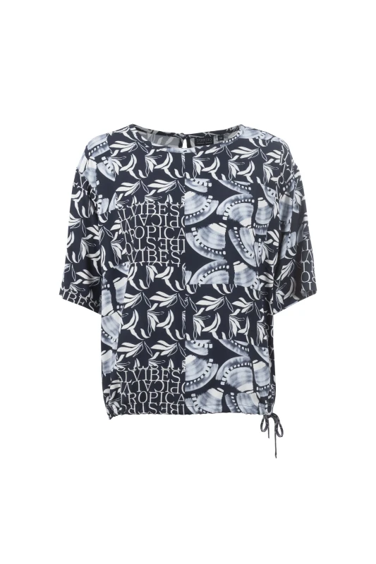 Soquesto Bluse OnawaSOQ navy