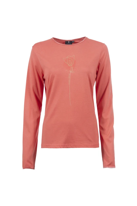 Soquesto Langarmshirt OkkaSOQ pastel red
