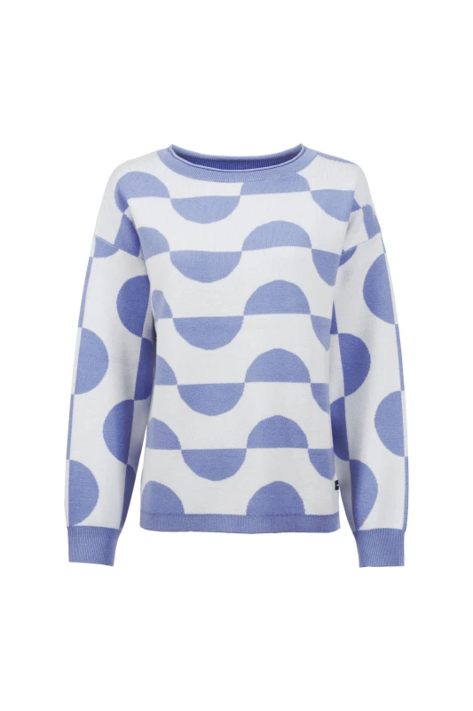 Soquesto Strickpullover OvaSOQ sky blue