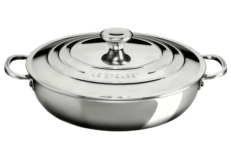 Le Creuset Profipfanne 3-Ply PLUS Edelstahl 30cm