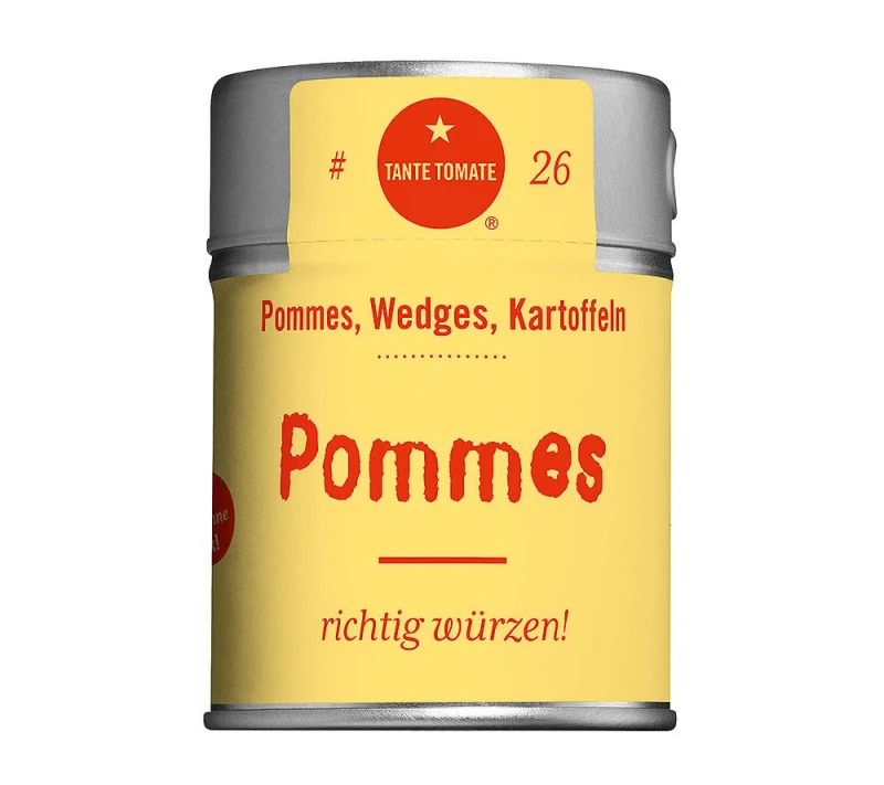 Tante Tomate - Pommes - richtig würzen - Gewürzmischung 60g