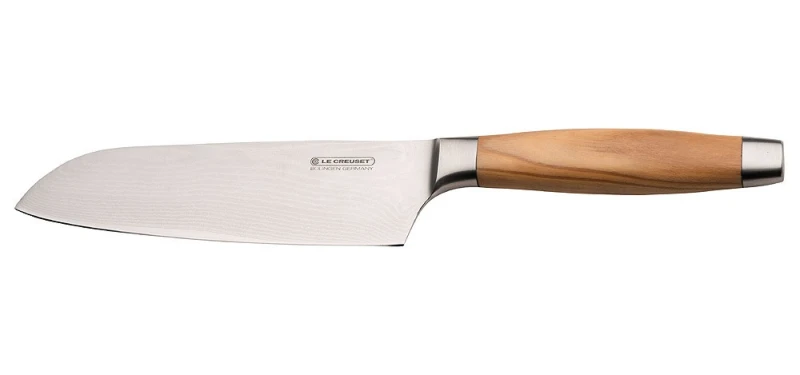 Le Creuset Santokumesser 18cm Holzgriff