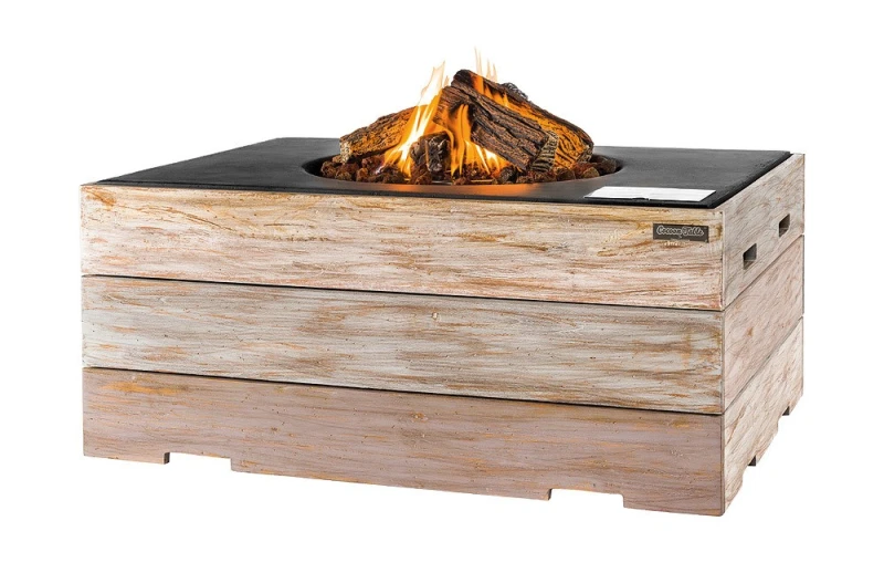 Happy Cocooning Feuertisch NICE & NASTY rechteckig schwarz 1070 x 800 x 460 mm