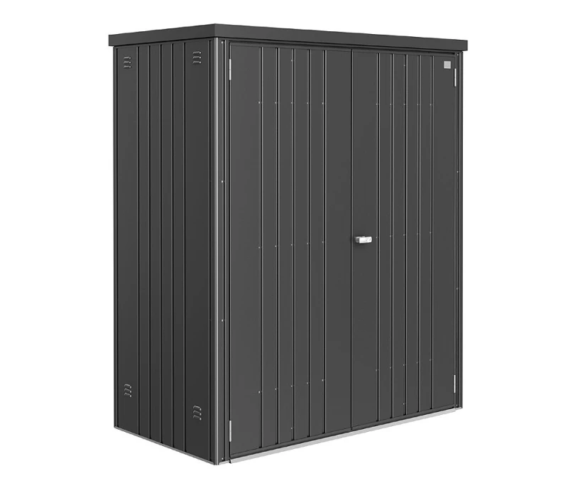 Biohort Geräteschrank 150 Aufbewahrungsschrank 155x83x182,5cm Dunkelgrau-Metallic