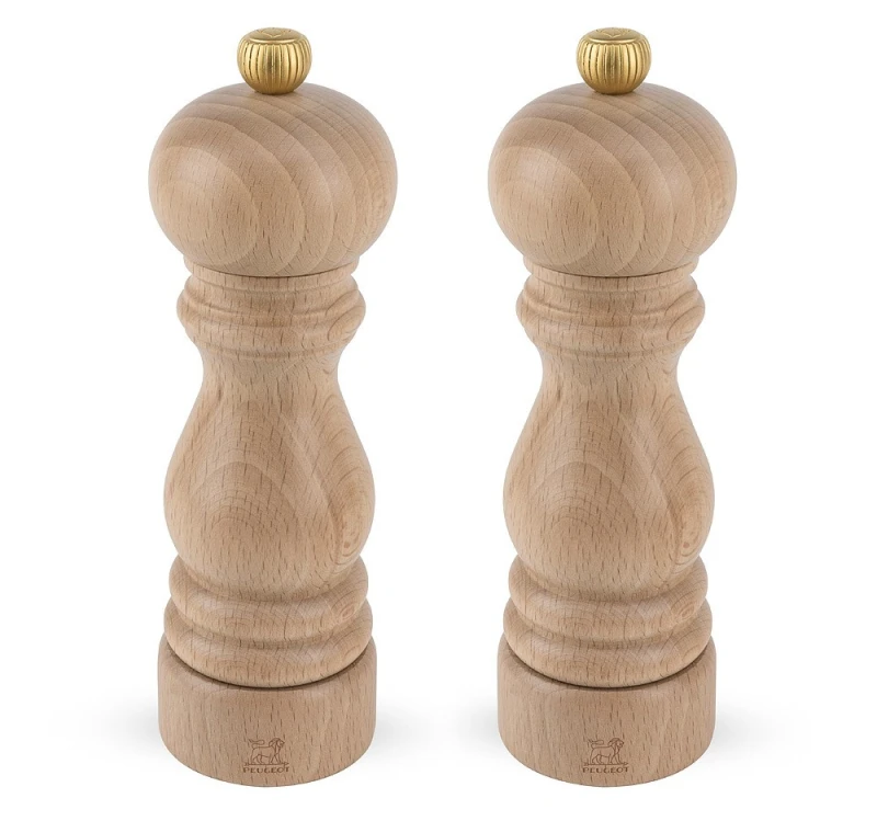 Peugeot Paris SET Pfeffermühle & Salzmühle Holz Natur U-Select 18cm
