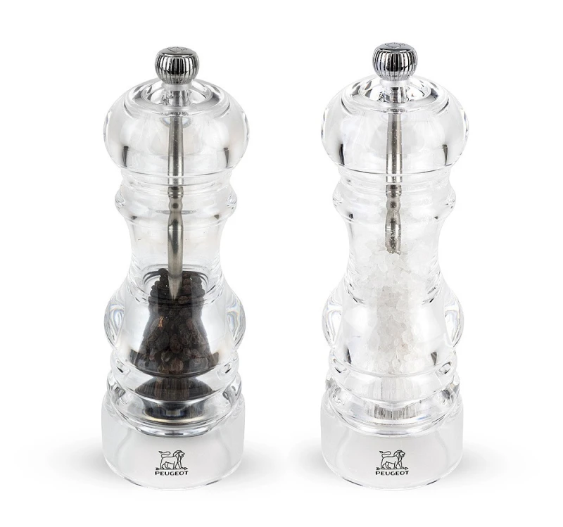 Peugeot Nancy SET Pfeffermühle & Salzmühle Acryl 18cm
