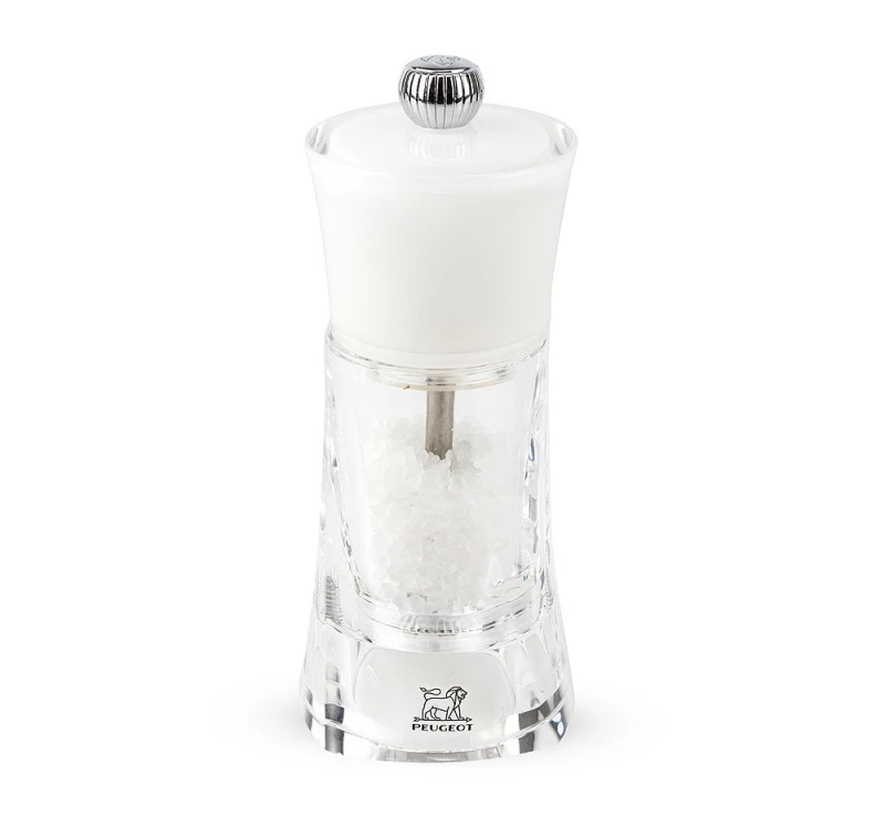 Peugeot Molene Salzmühle Acryl Weiss 14cm