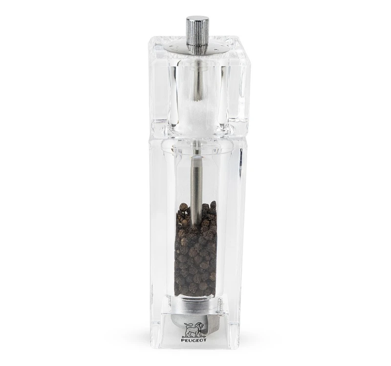 Peugeot Pontarlier Combi Salzstreuer & Pfeffermühle Acryl 15cm