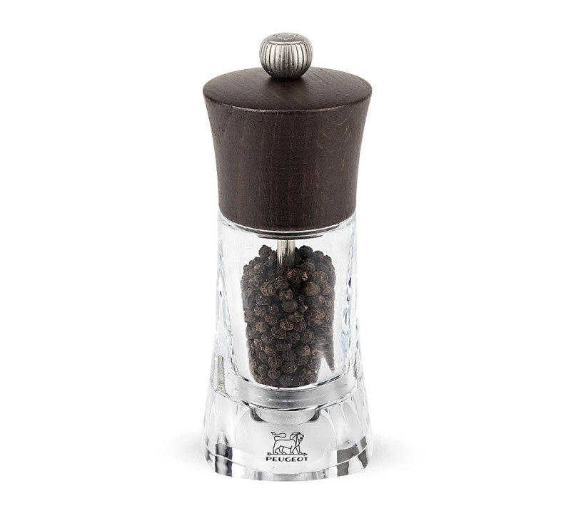 Peugeot Oleron Pfeffermühle Acryl Holz Schoko 14cm