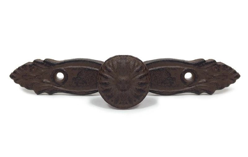 Schubladengriff Rustikal Griff Knauf Möbelgriff Gusseisen Antik-Braun 15,5cm