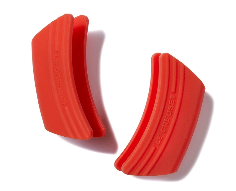 Le Creuset Silikon Griffschutz 2er-Set Ofenrot
