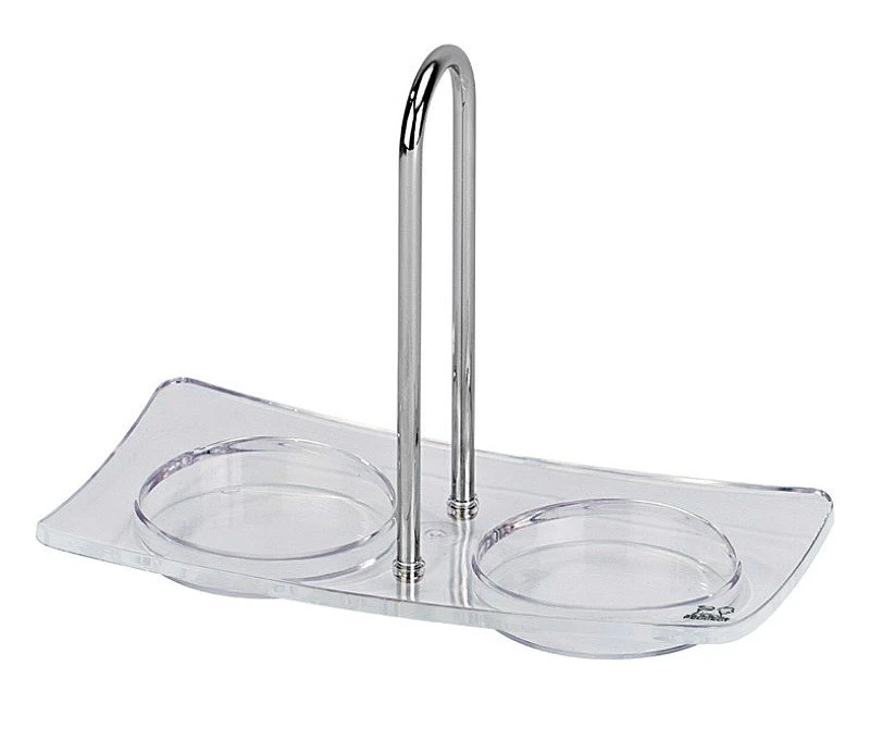 Peugeot Linea Acryl Menage Plateau Acryl für 2 Mühlen