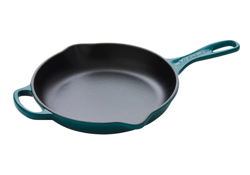 Le Creuset Brat- und Servierpfanne Hoch Gusseisen Deep Teal Petrol 26cm