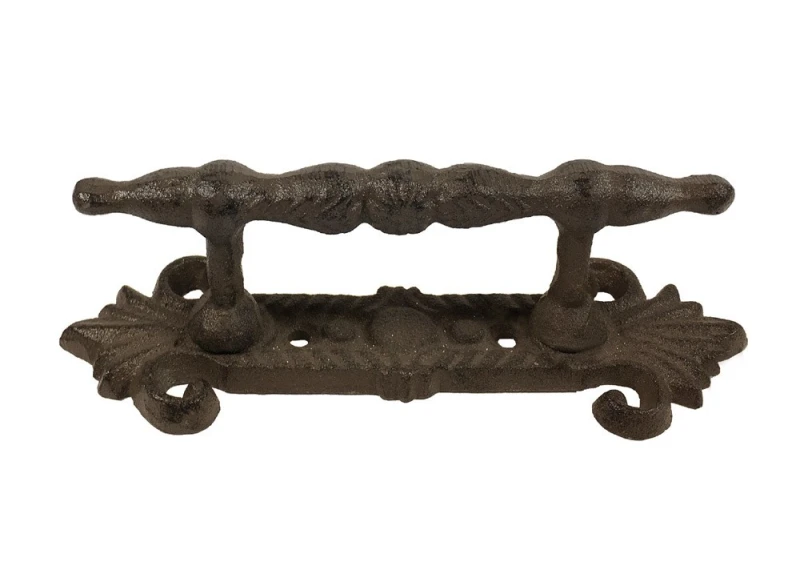 Möbelgriff Griff Schubladengriff Antik-Stil Gusseisen Braun 16,5cm