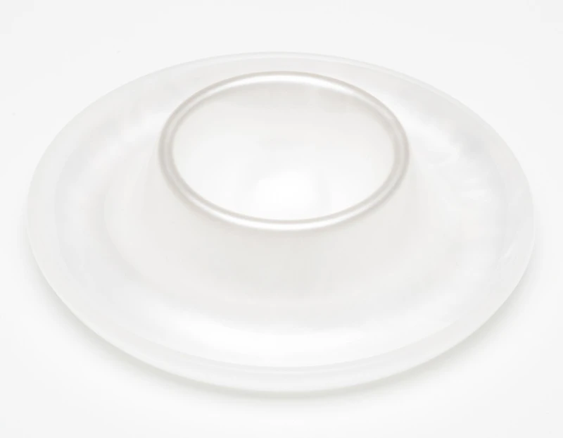 G.F. Heim Söhne Eierbecher Acrylglas Perlmutt Optik Weiß