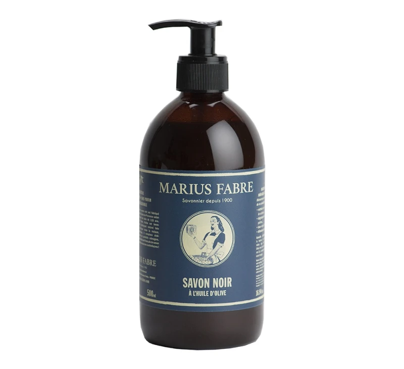 Marius Fabre Savon Noir Schwarze Olivenöl Flüssigseife Allzweckseife 500ml