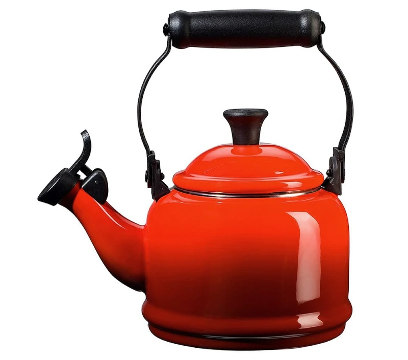Le Creuset Wasserkessel Demi Kirschrot