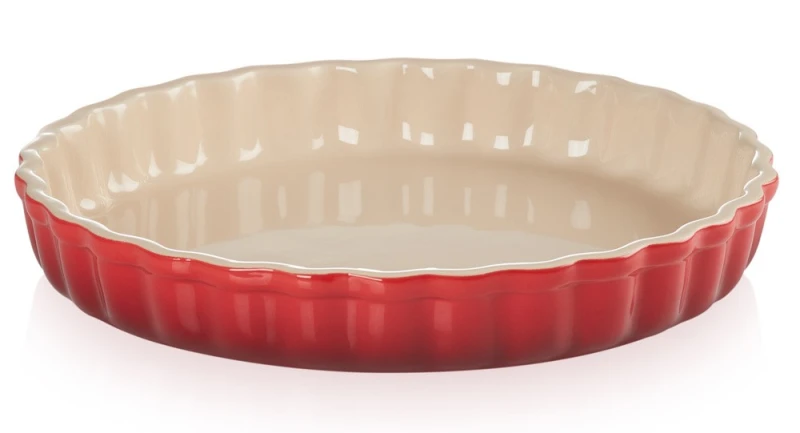 Le Creuset Tarte-Form Steinzeug Kirschrot 24cm