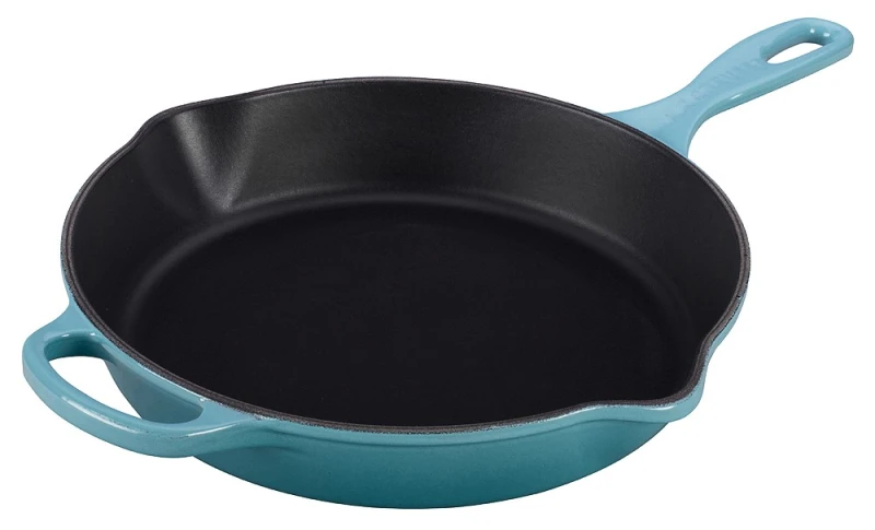 Le Creuset Brat- und Servierpfanne Hoch Gusseisen Karibik 26cm