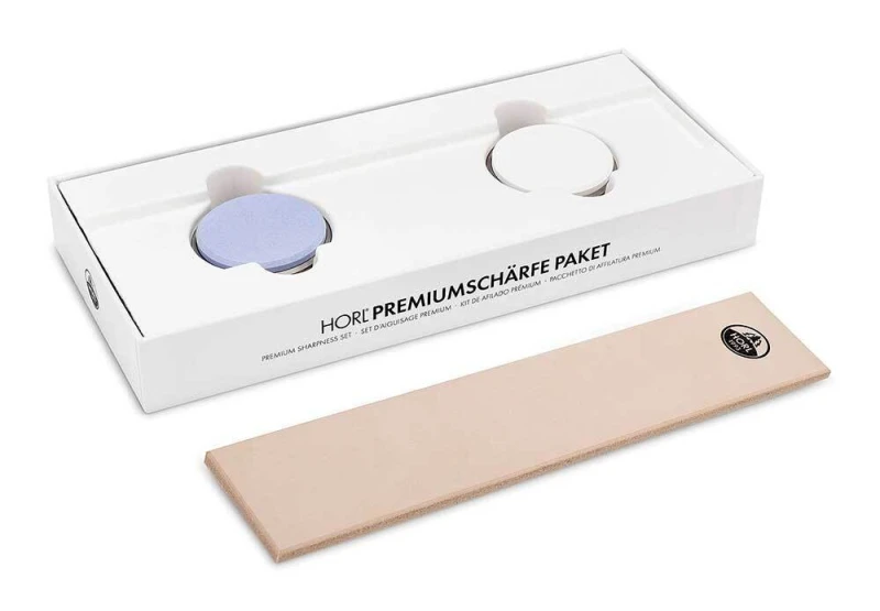 HORL 2 Premiumschärfe Paket - Abziehleder & Schleifscheibe 3000 & 6000
