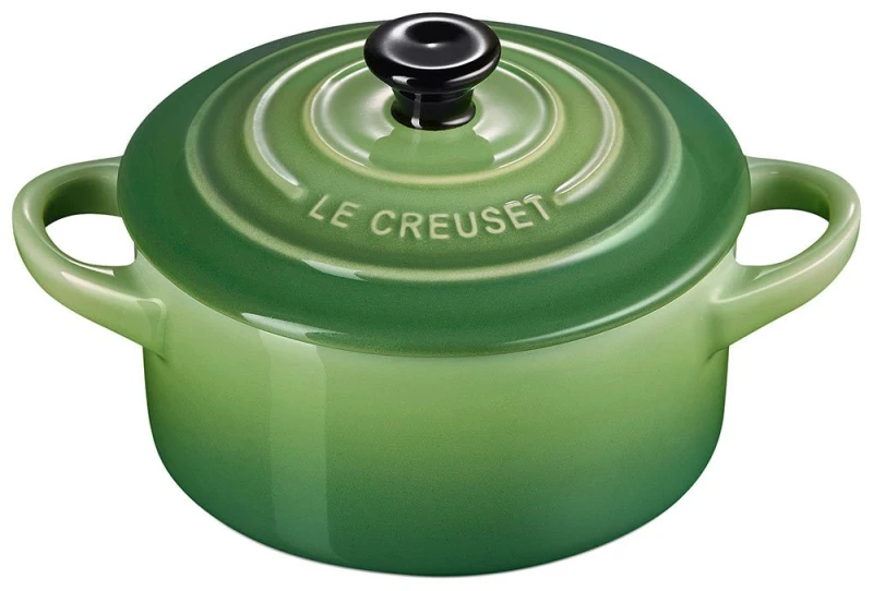 Le Creuset Mini Cocotte Steinzeug Bamboo Green 10X5cm
