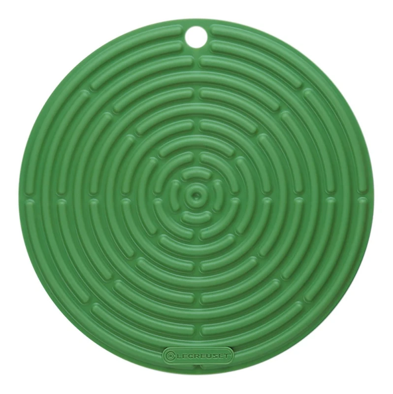 Le Creuset Topflappen Rund Silikon Bamboo Green