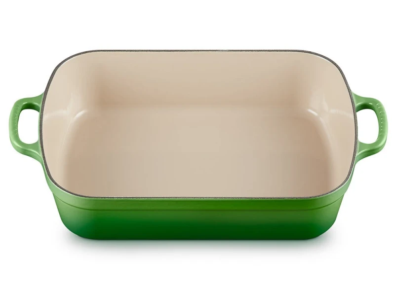 Le Creuset Bratreine Signature Gusseisen Bamboo Green 33cm
