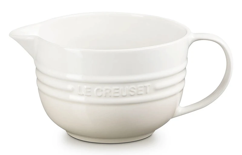 Le Creuset Rührschüssel mit Henkel Steinzeug Meringue