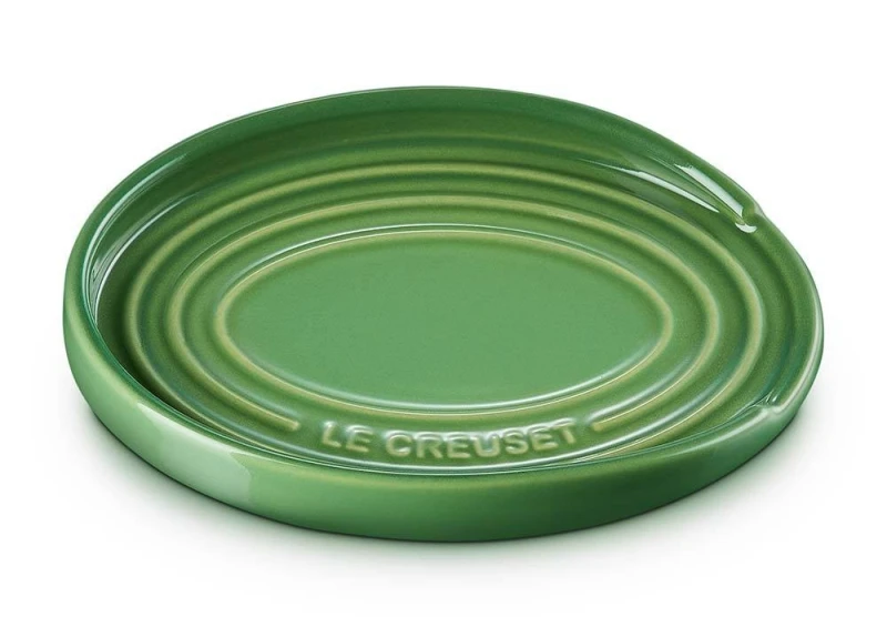 Le Creuset Kochlöffelablage Oval Kochlöffelhalter Steinzeug Bamboo Green