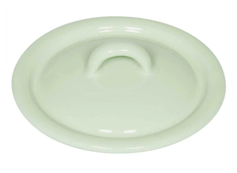 Riess Deckel Emaille Pastell Nilgrün 11cm