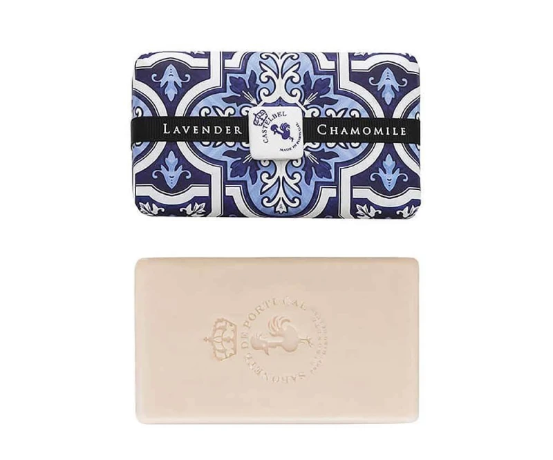 Castelbel Tile Seife Lavender & Chamomile (Lavendel & Kamille) Olivenöl-Seife - 200g