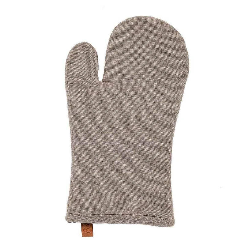 Ofenhandschuh Havana Dark Taupe Baumwolle Topfhandschuh Topflappen 18x32cm