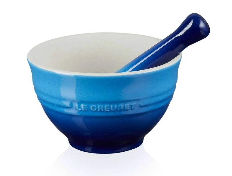 Le Creuset Mörser Steinzeug Azure Blau