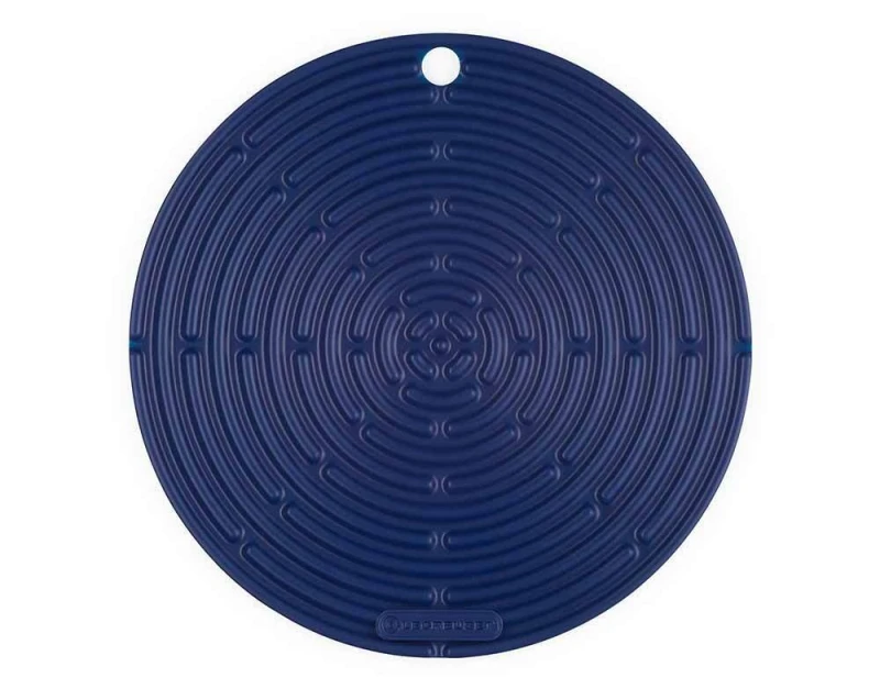 Le Creuset Topflappen Rund Silikon Azure Blau