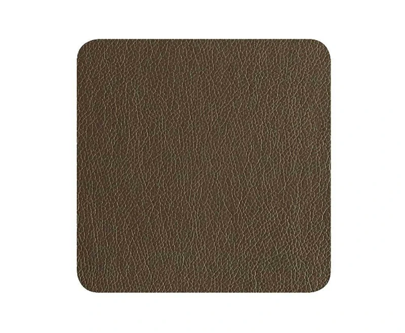 ASA Untersetzer Coaster quadratisch 4er Set Country Braun 10 x 10 cm