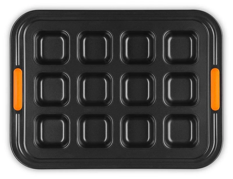 Le Creuset Brownieform 12er Backform mit Antihaftbeschichtung