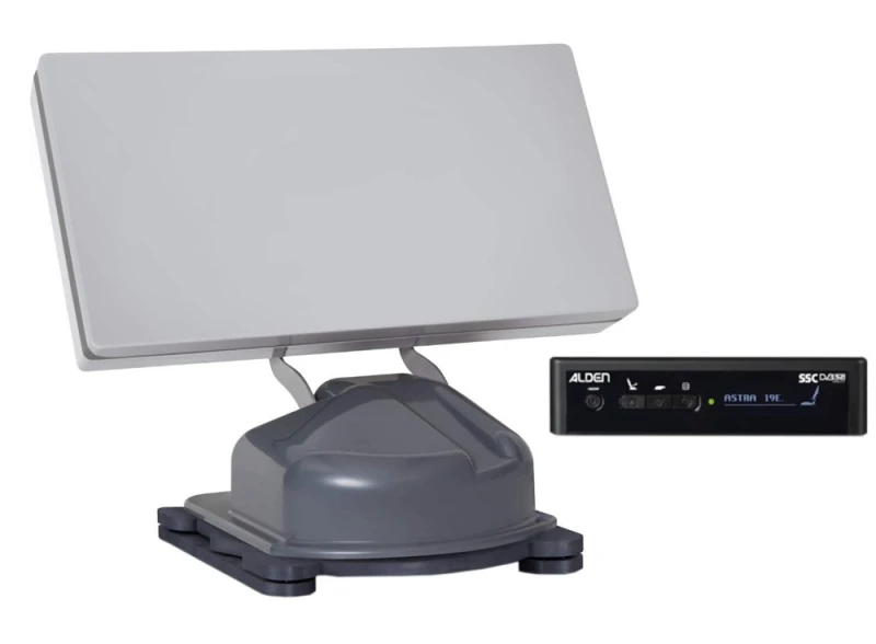 Alden Planar HD grau mit S.S.C. Steuermodul SINGLE LNB