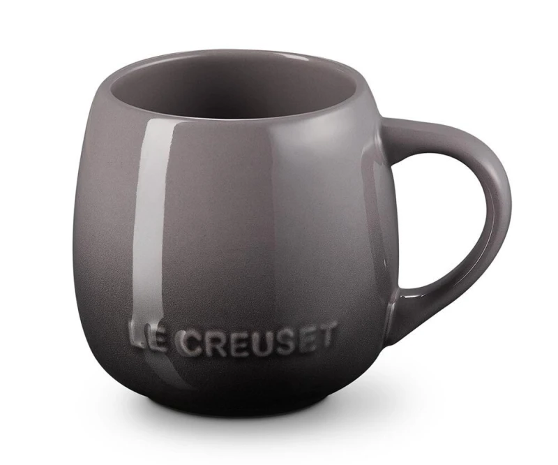 Le Creuset Becher Coupe Tasse Steinzeug Flint Grau 320ml
