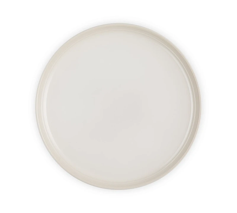 Le Creuset Frühstücksteller Coupe Steinzeug Meringue 22cm