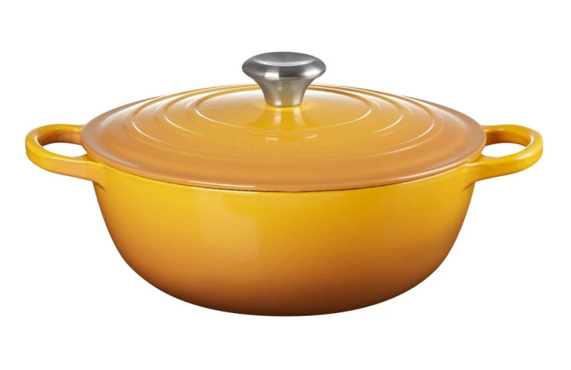 Le Creuset La Marmite Signature Familientopf Gusseisen Nectar Gelb 26cm