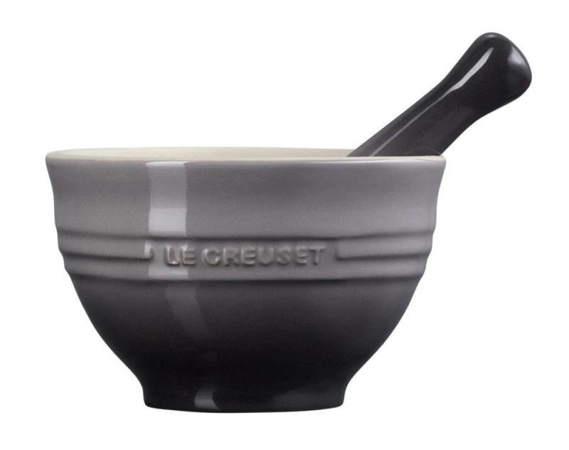 Le Creuset Mörser Steinzeug Flint Grau