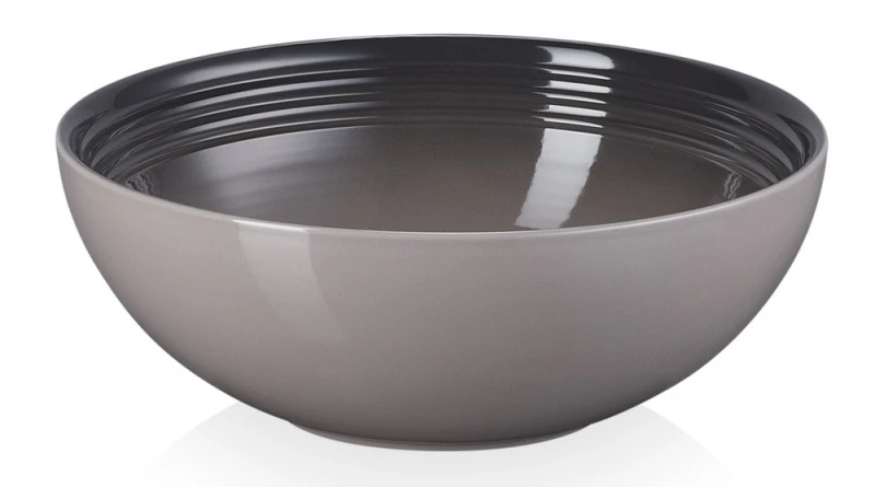 Le Creuset Salatschüssel Steinzeug Flint Grau 24cm