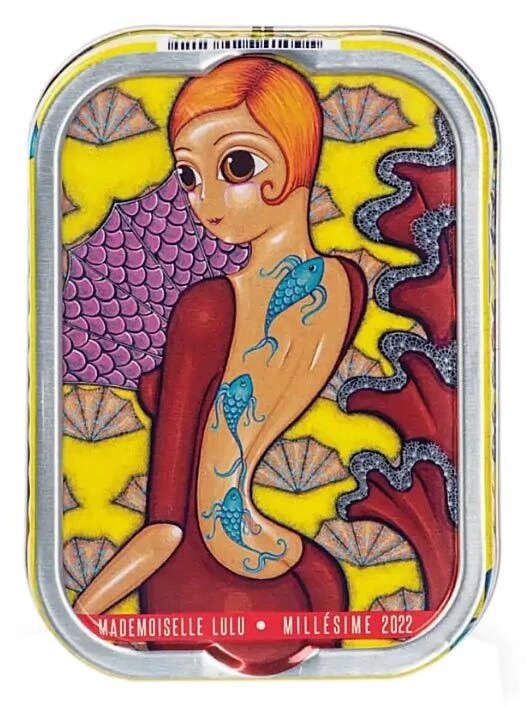 La Perle des Dieux Jahrgangssardinen Lulu 2022 in Olivenöl - Dose 115 g